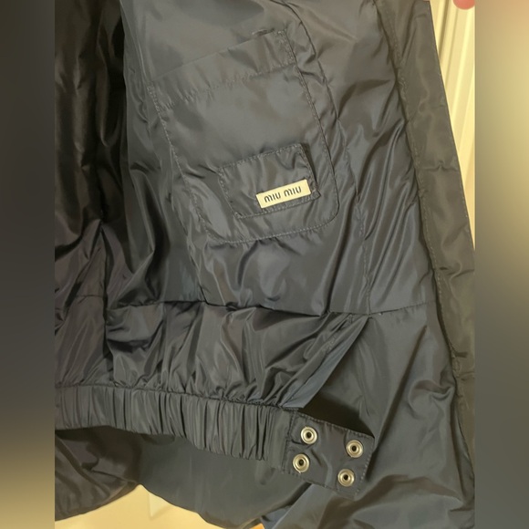 MIU MIU Down Puffer Jacket Coat in Black Size IT 44 / US 8 - Picture 7 of 11